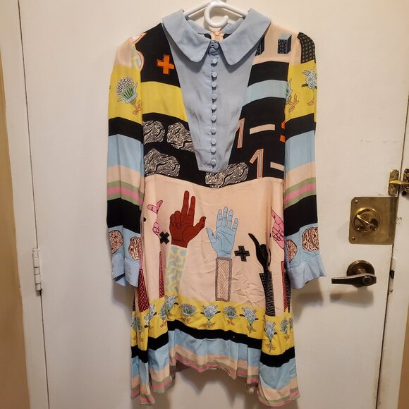 Chiffon Mini Dress - Picture 1 of 4